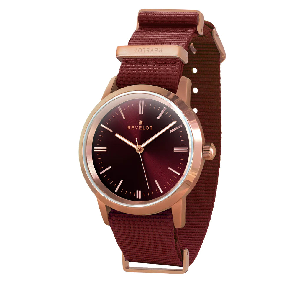 R3 Ladies Quartz Classic Maroon/Rose Gold/Rose Gold V2