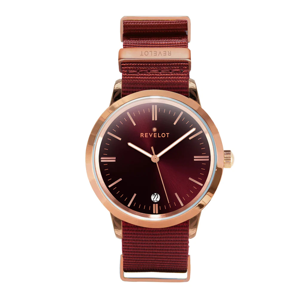 R3 Ladies Quartz Classic Maroon/Rose Gold/Rose Gold V2