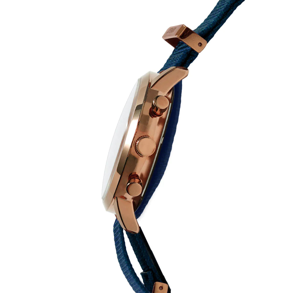 R4 Chrono Women Classic Metallic Blue/Rose Gold/Rose Gold