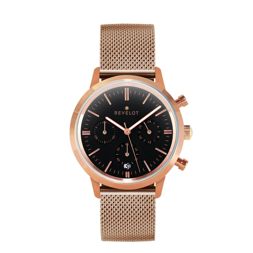 R4 Chrono Women Classic Black/Rose Gold/Rose Gold