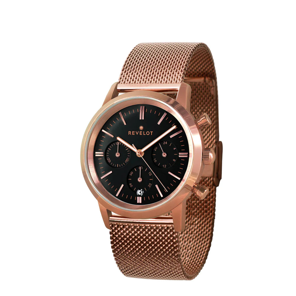 R4 Chrono Women Classic Black/Rose Gold/Rose Gold
