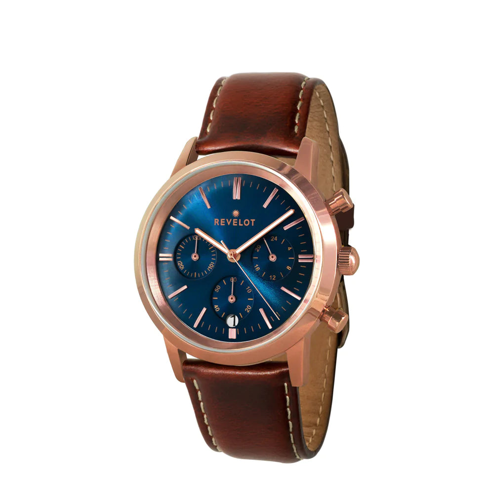 R4 Chrono Women Classic Metallic Blue/Rose Gold/Rose Gold