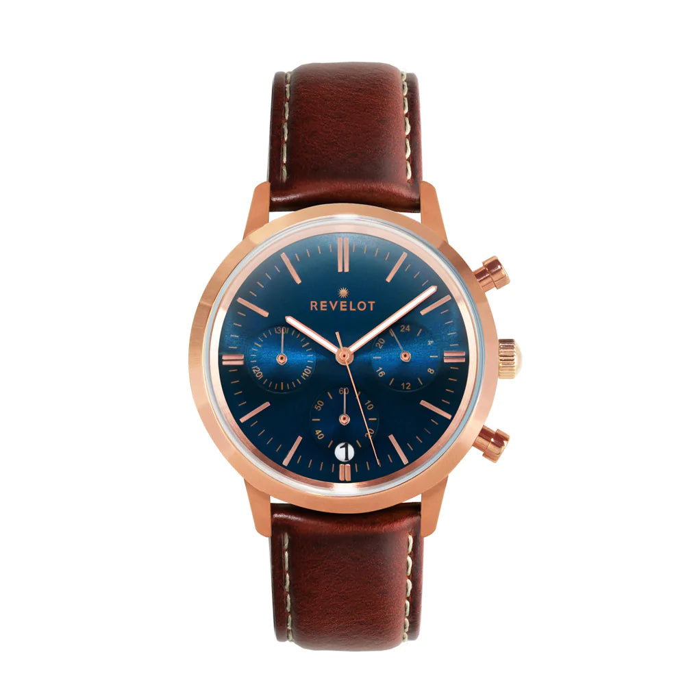R4 Chrono Women Classic Metallic Blue/Rose Gold/Rose Gold