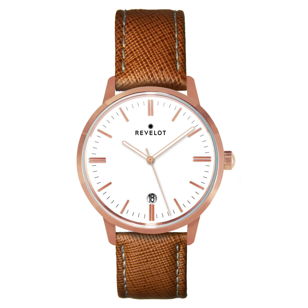 R2 Quartz Classic White/Rose Gold/Rose Gold