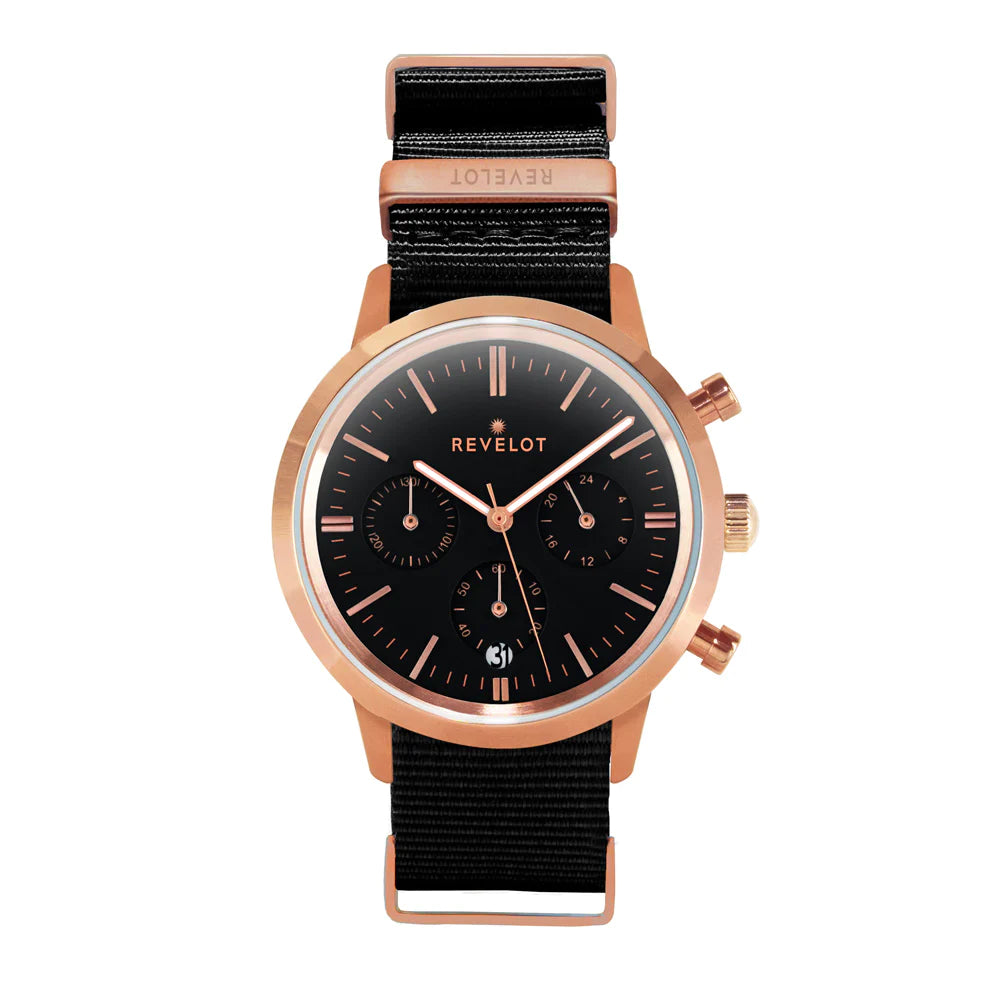 R4 Chrono Women Classic Black/Rose Gold/Rose Gold