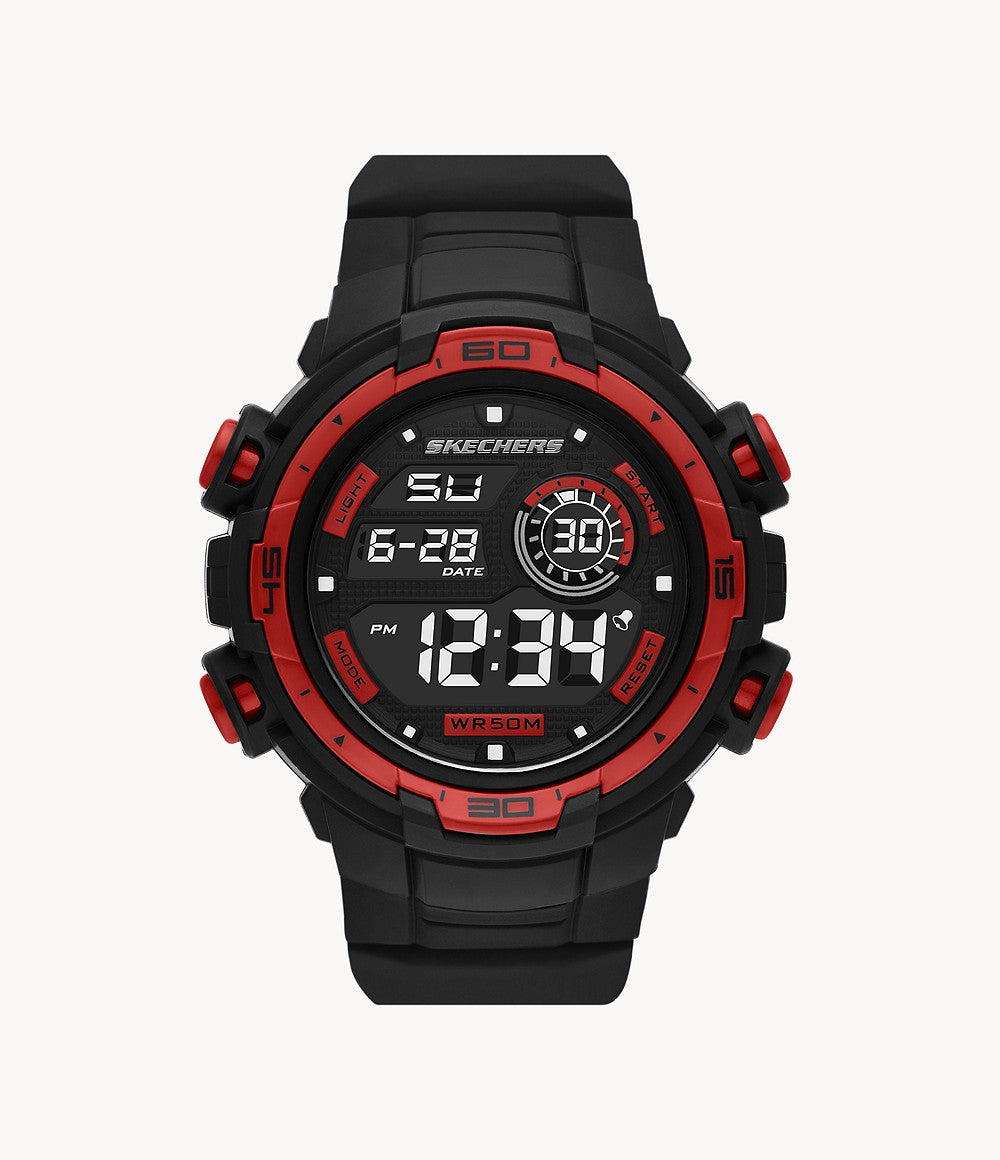 Burbank 51mm Digital Chronograph Watch