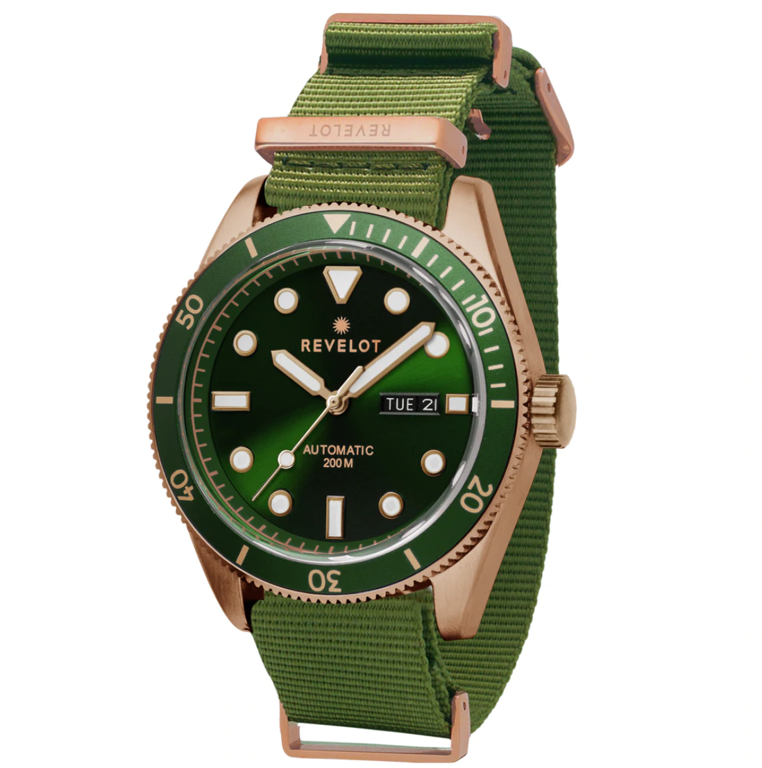 R6 Diver Green/Rose Gold/Rose Gold V2