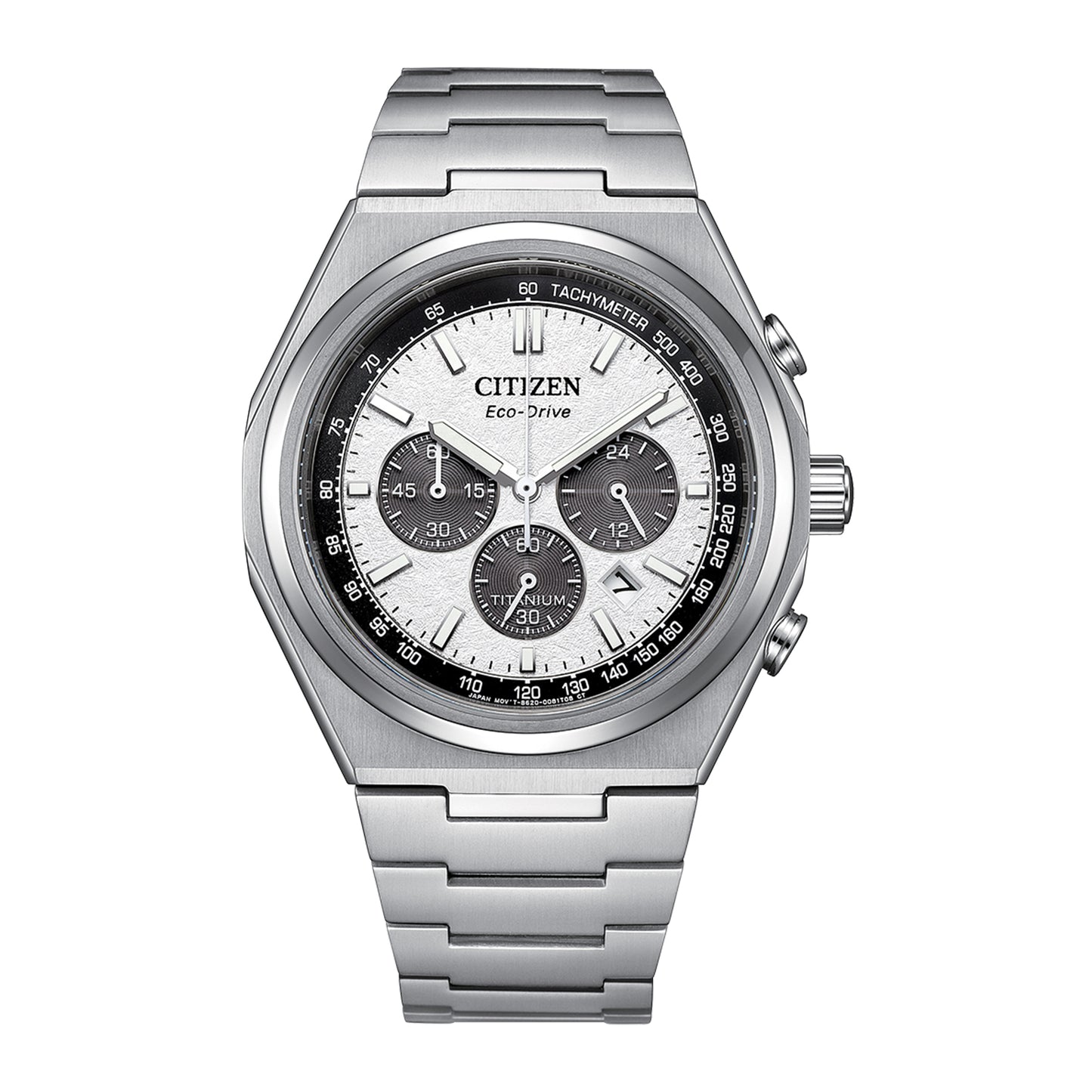 Zenshin Eco-Drive Chronograph Super Titanium Watch CA4610-85A