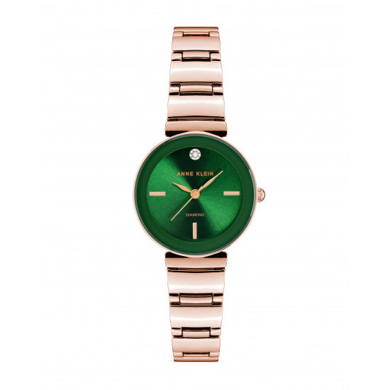 Diamond Accented Watch AK/2434GNRG