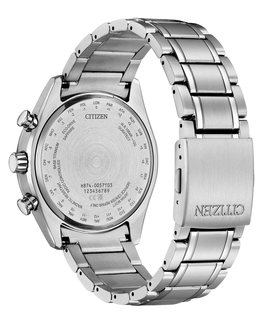 Eco-Drive Moonphase Titanium Watch BY1010-81X