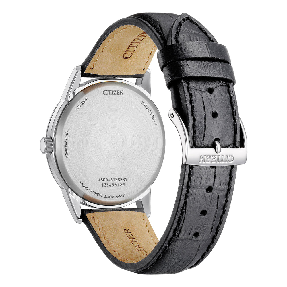 Eco Drive Black Dial Men's Watch AW0100-27E