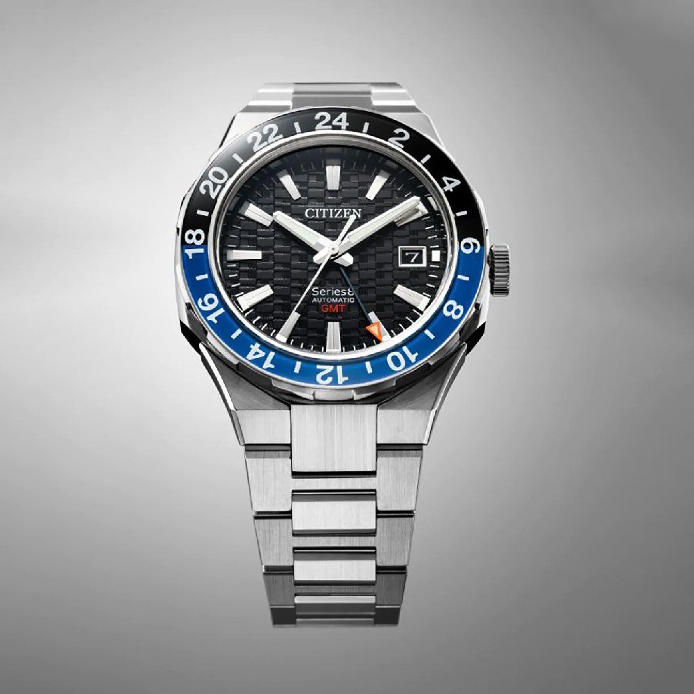Series 8 800 Mechanical GMT Black Dial Watch NB6031-56E