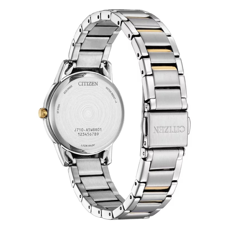 Eco Drive Two-Tone Watch FE1244-72A