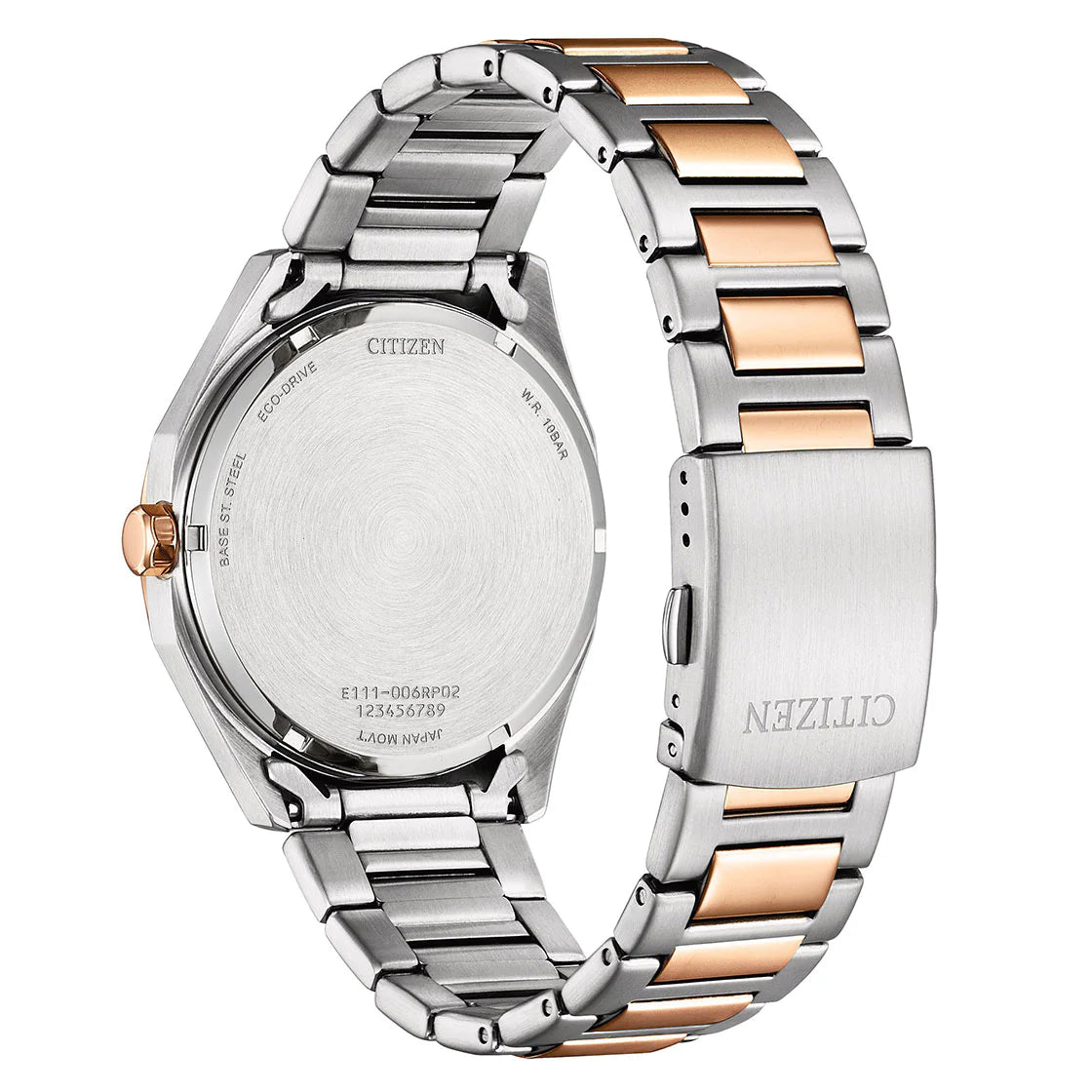 Eco Drive Two-Tone Gents Watch BM7606-84L