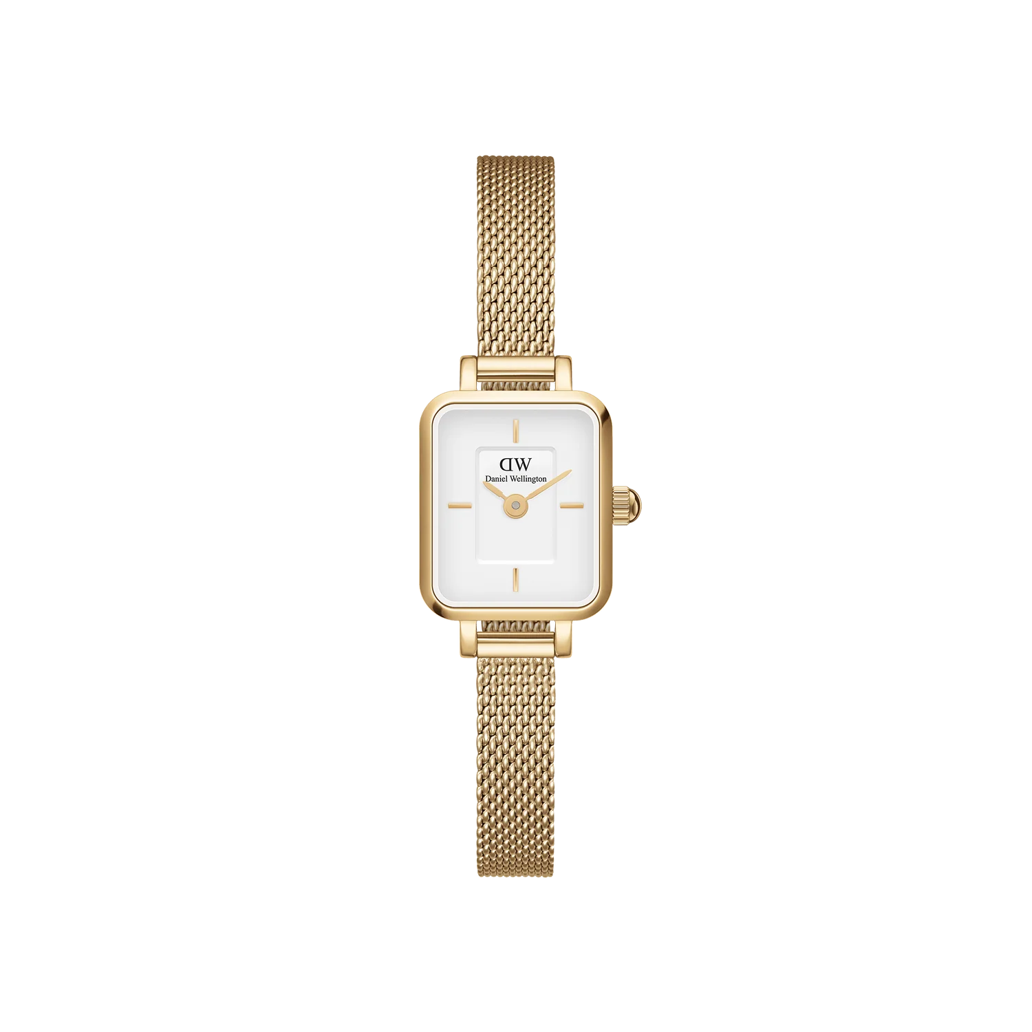 【ママカリ】ダニエルウェリントンQUADRO MINI EVERGOLD Quadro mini-champagne square dial watch for women | DW