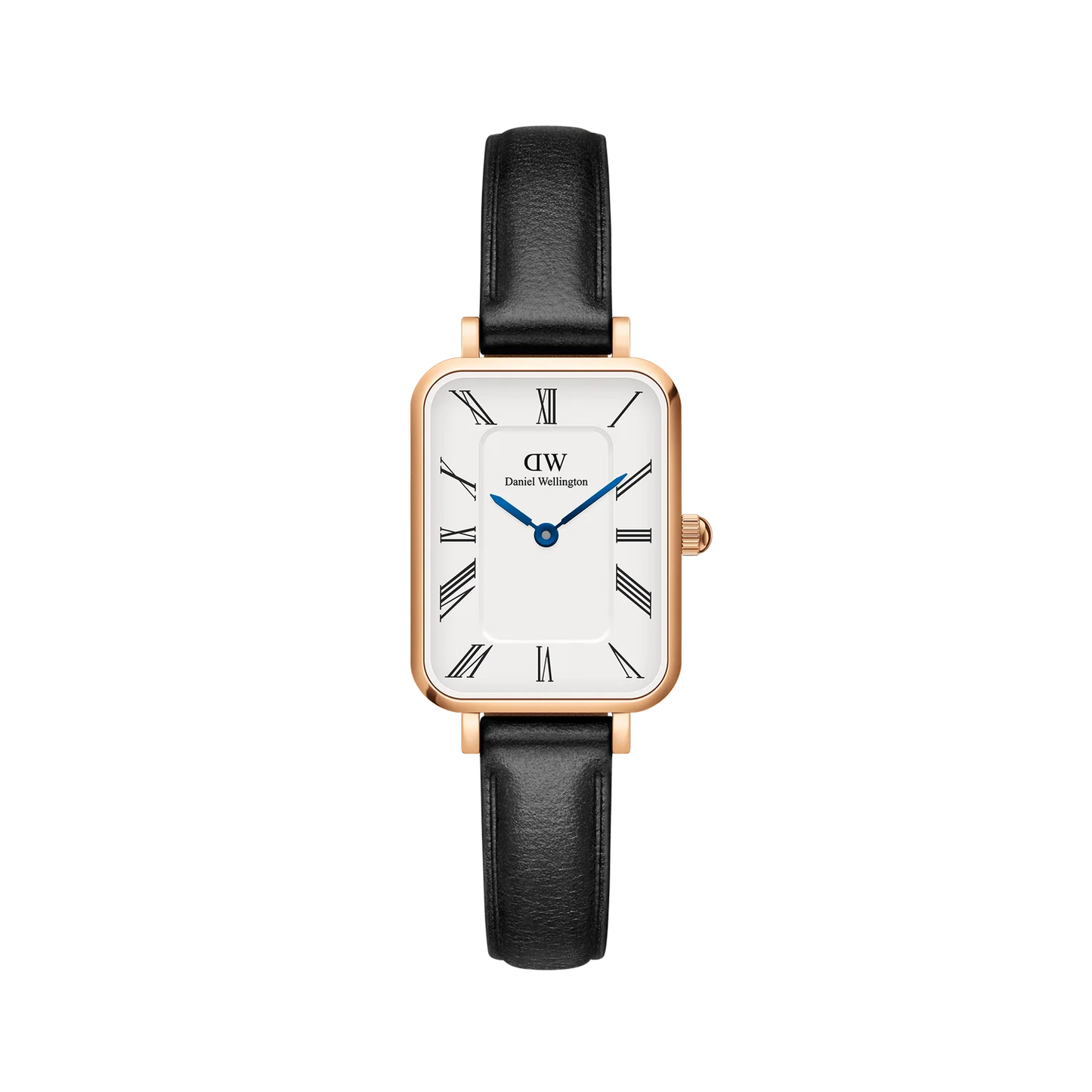 Quadro Roman Numerals Sheffield Rose Gold Watch DW00100689