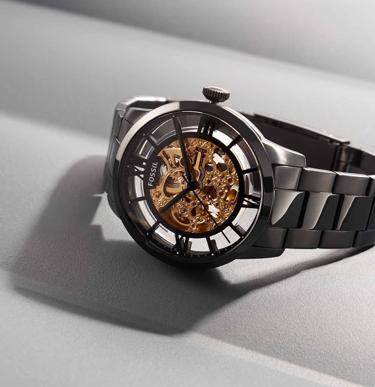 Townsman Automatic Black Stainless Steel Watch