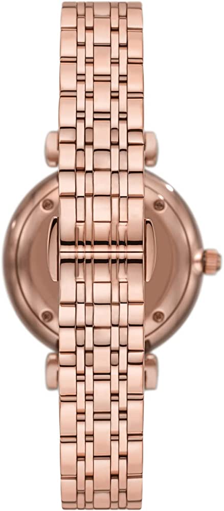 Two-Hand Rose Gold-Tone Stainless Steel Watch