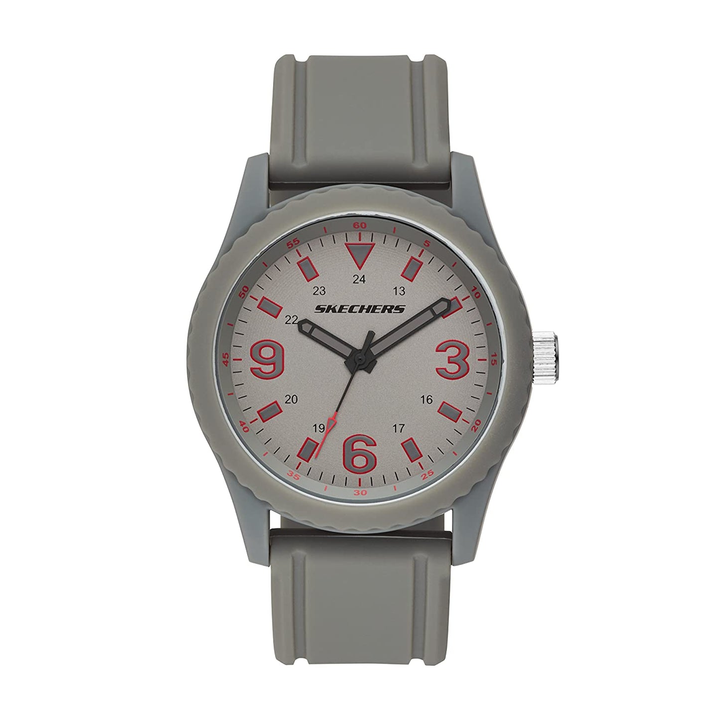 The Monterrey Grey Silicone Strap Men's Watch