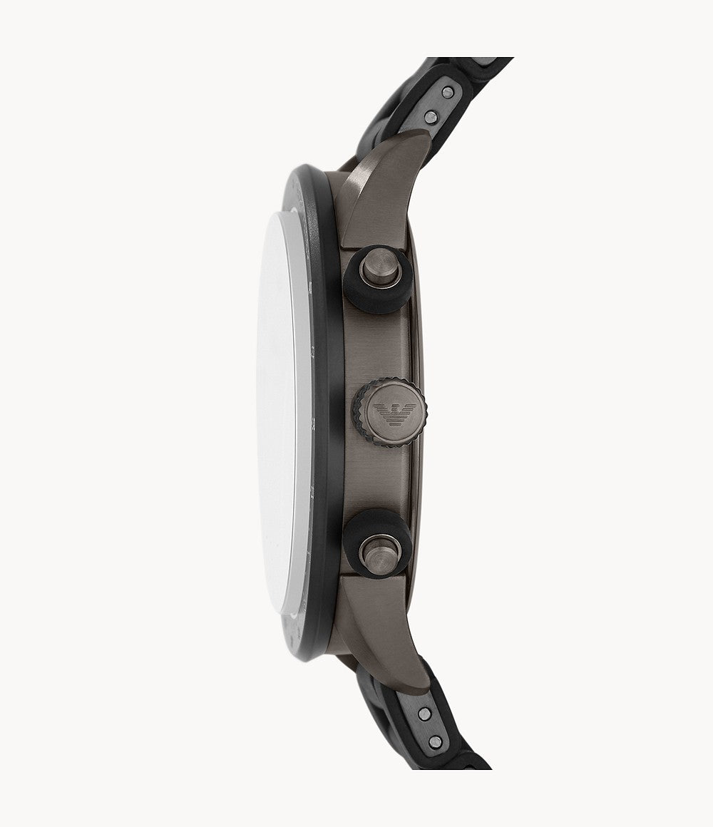 Chronograph Black Stainless Steel Watch