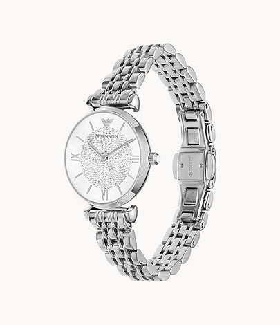 Women's Two-Hand Stainless Steel Watch