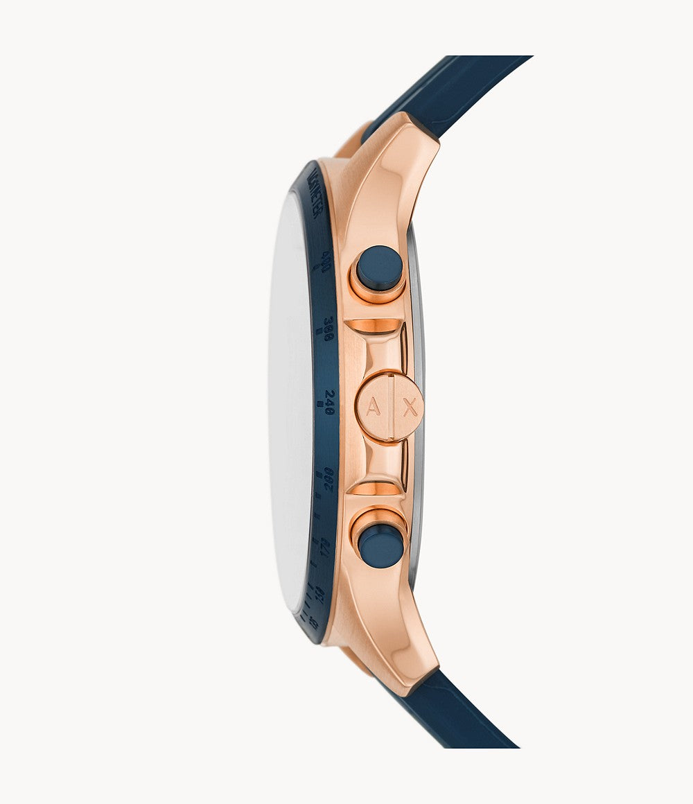 Chronograph Blue Silicone Watch