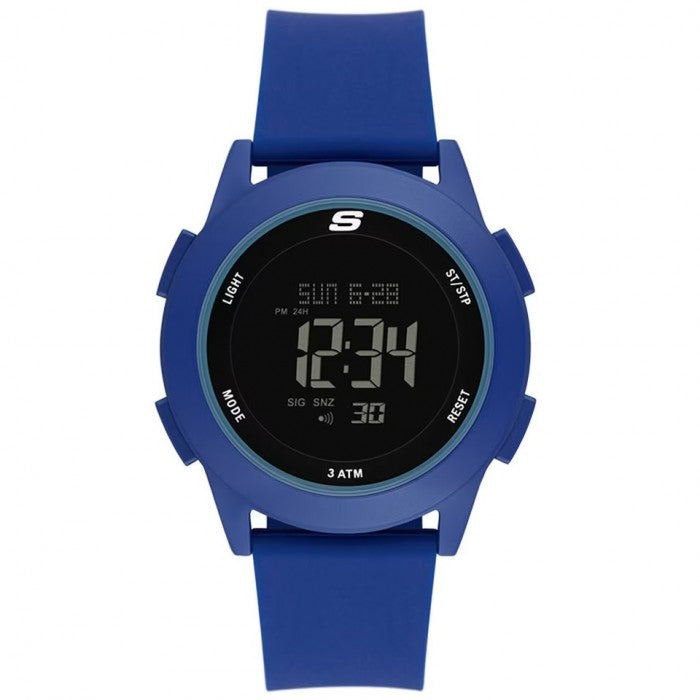 Rosencrans 44mm Digital Chronograph Watch with Silicone and Metal Case Men's Watch