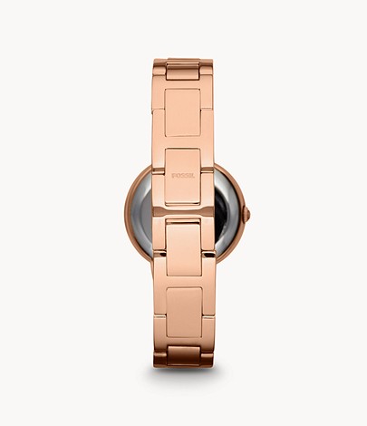 Virginia Rose-Tone Stainless Steel Watch