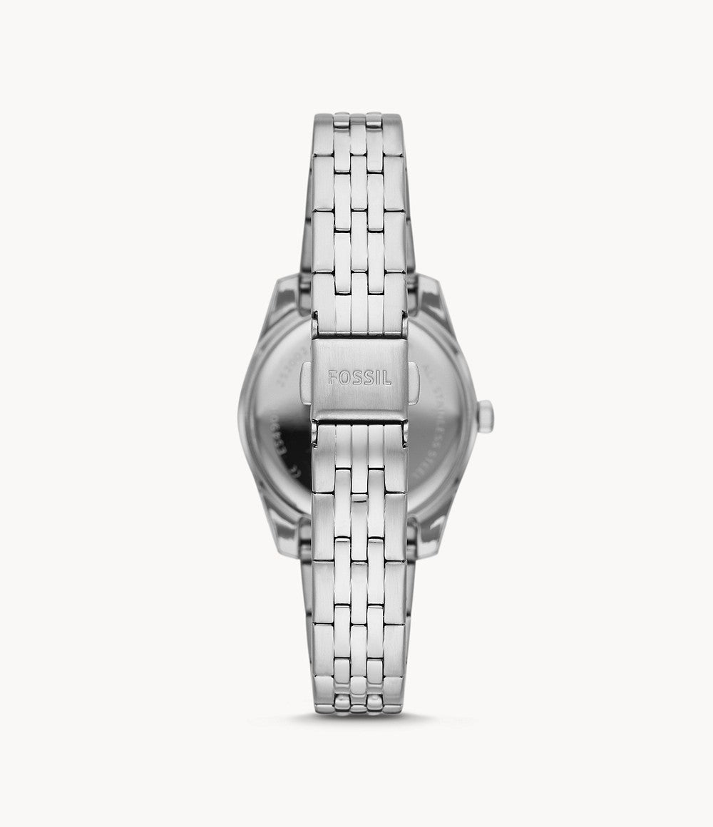 Scarlette Mini Three-Hand Date Stainless Steel Watch
