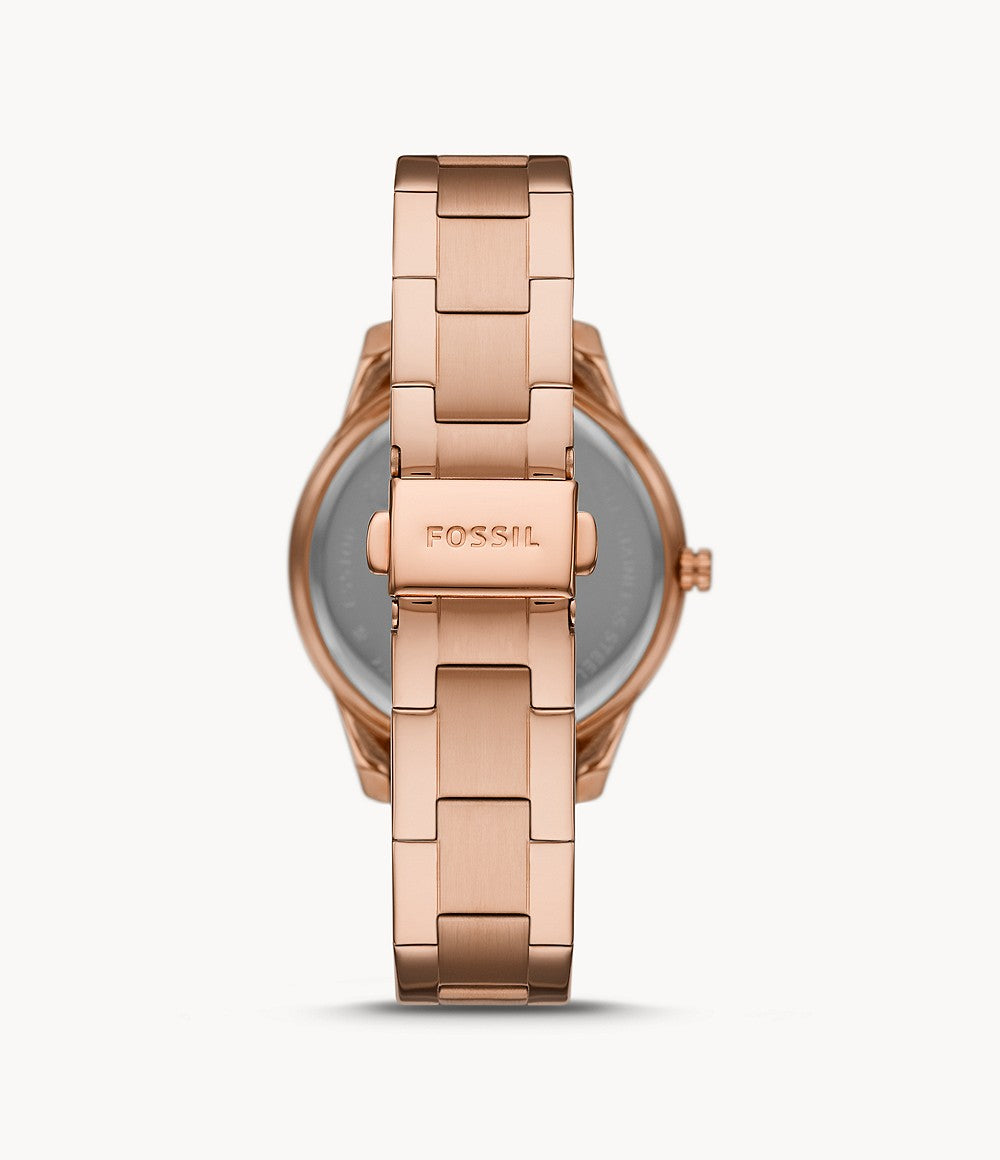Stella Sport Multifunction Rose Gold-Tone Stainless Steel Watch
