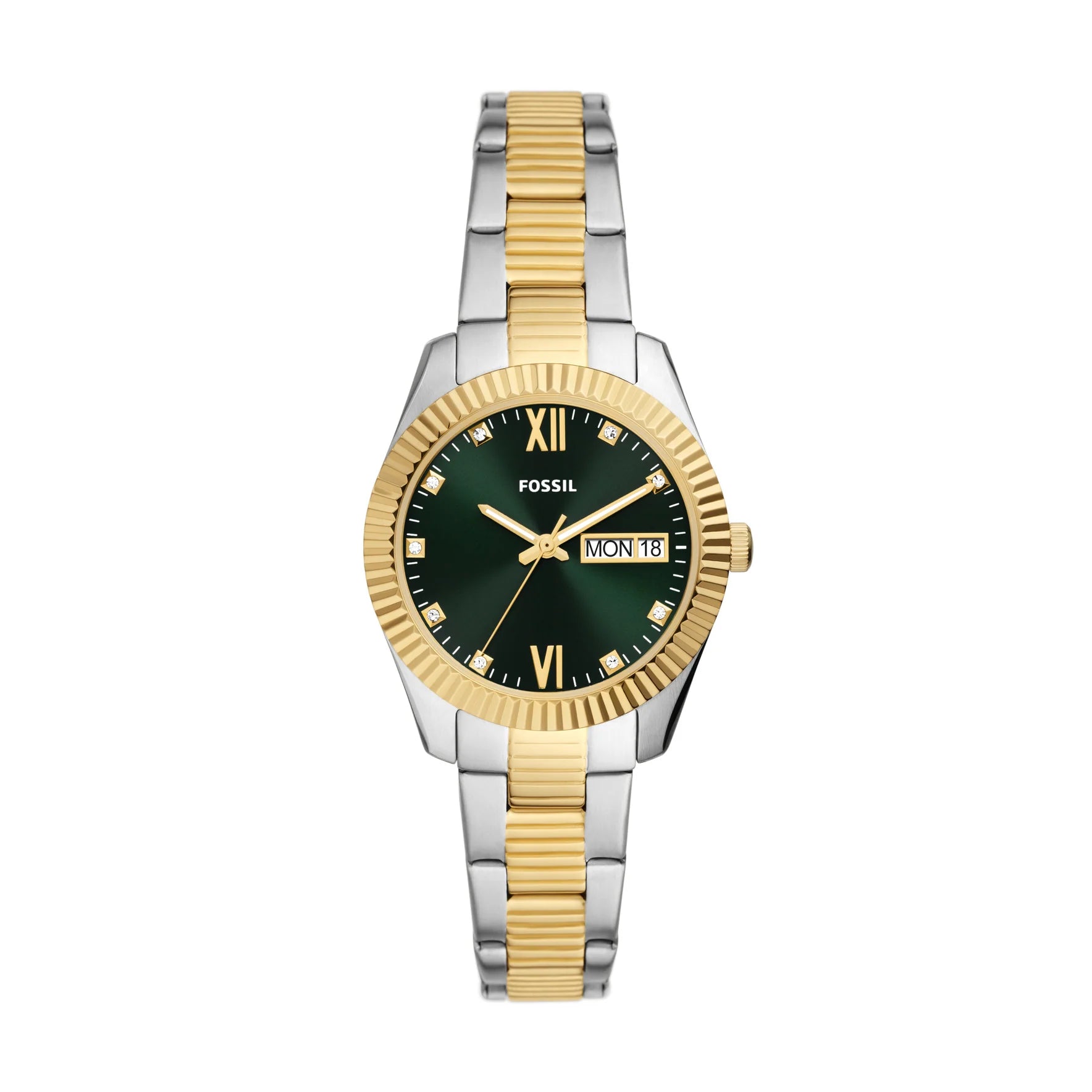 Fossil scarlette two tone best sale