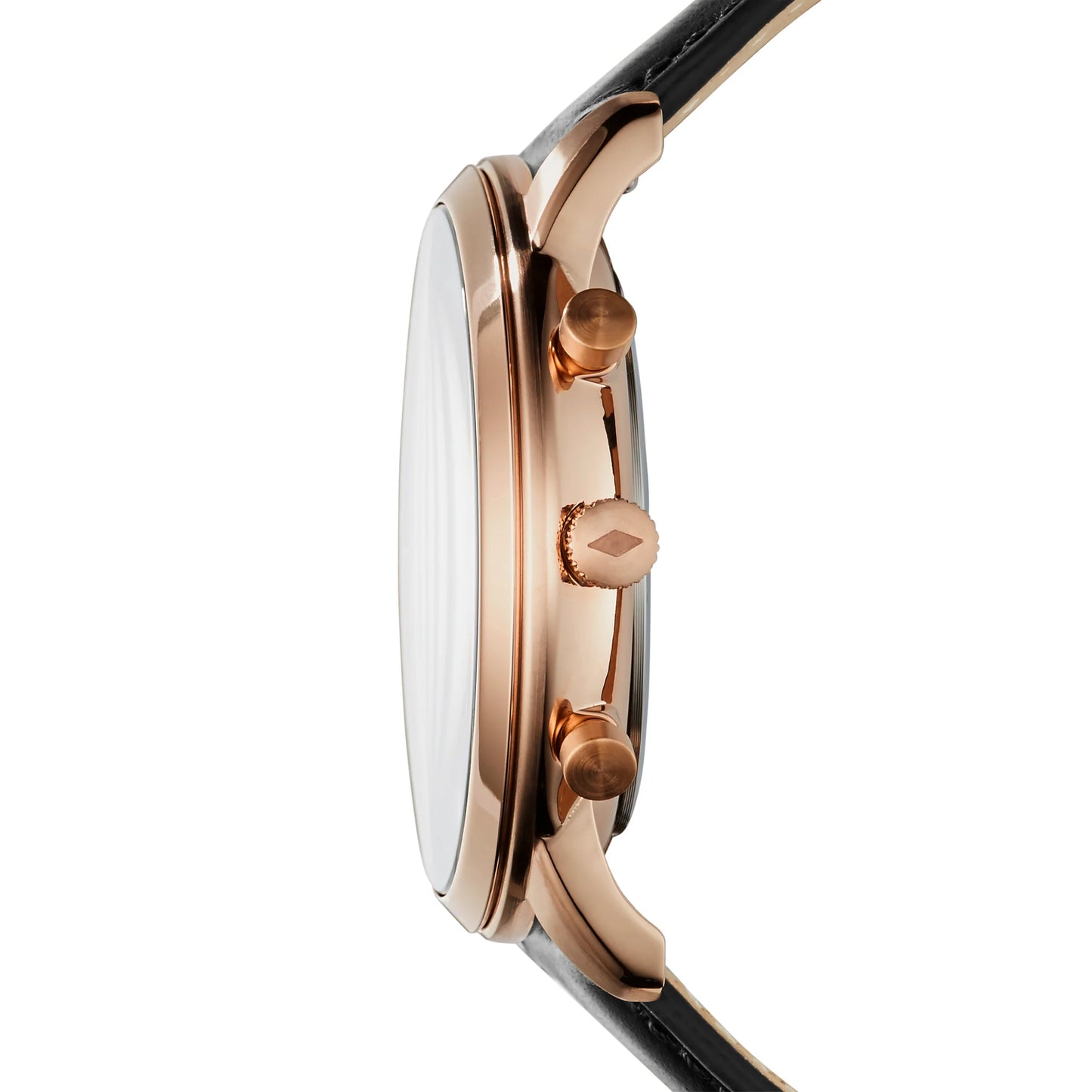 Neutra Chronograph Black Leather Watch