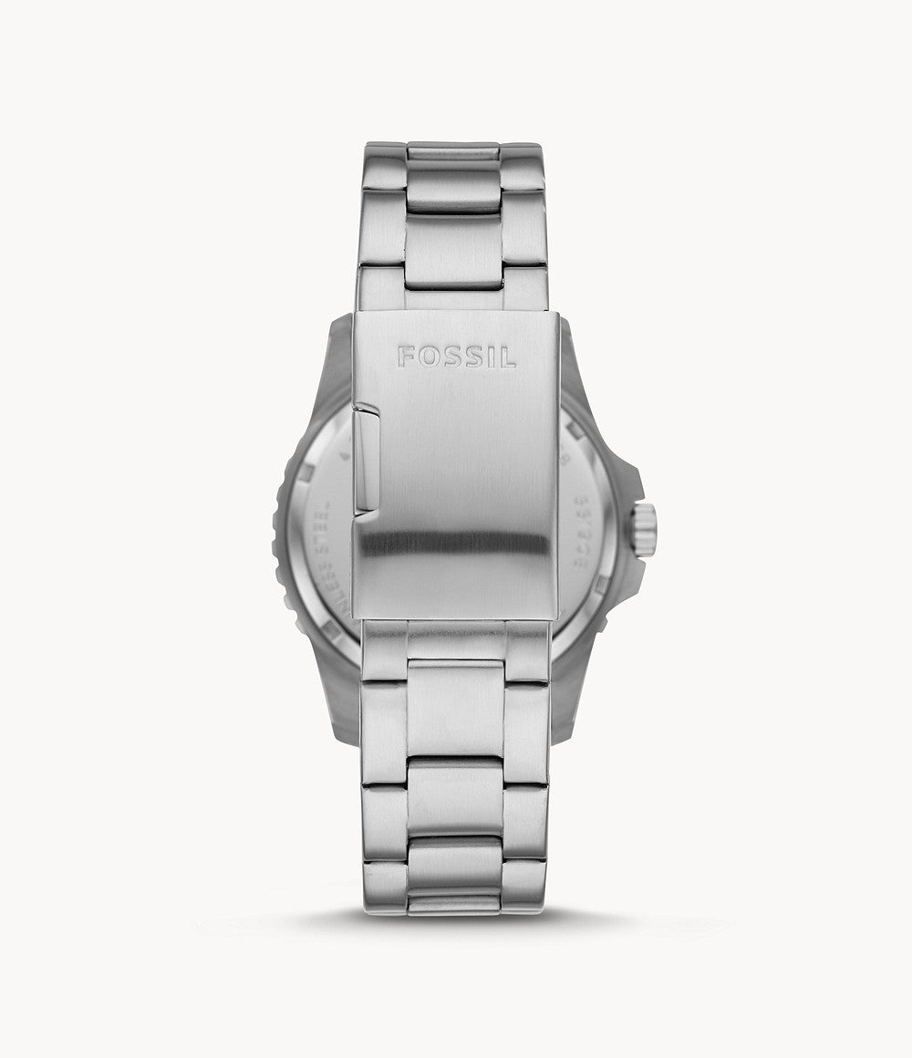 FB-01 Three-Hand Date Stainless Steel Watch