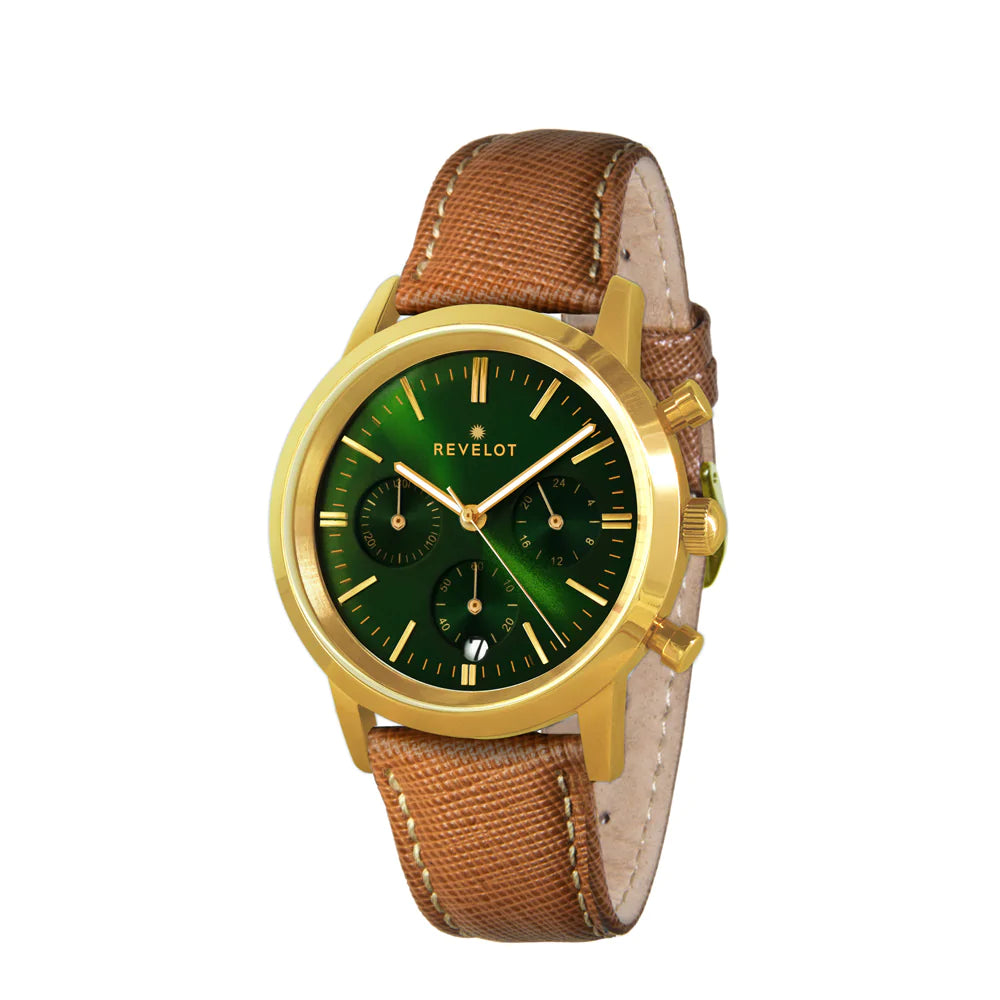 R4 Chrono Women Classic Metallic Green/Gold/Gold