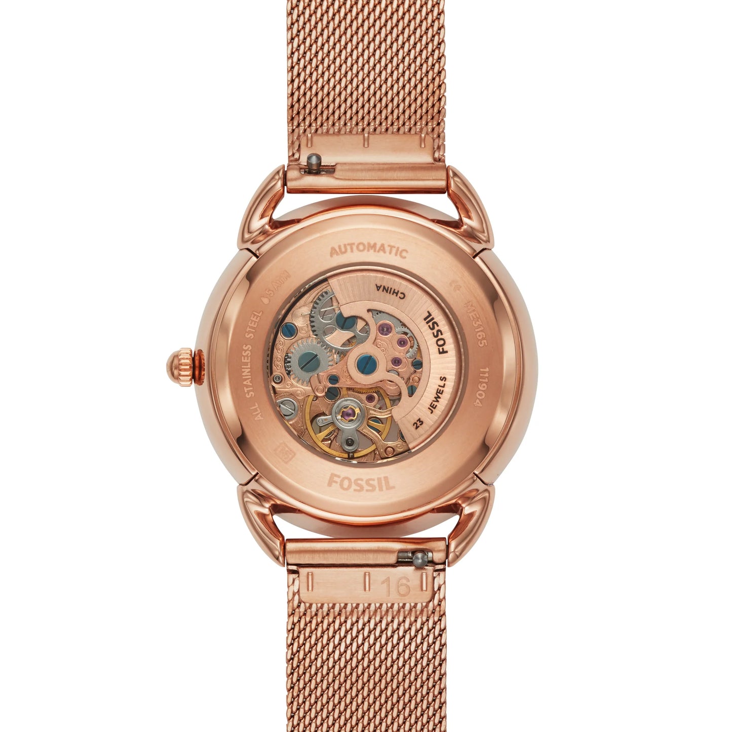 Tailor Mechanical Rose Gold-Tone Stainless Steel Watch