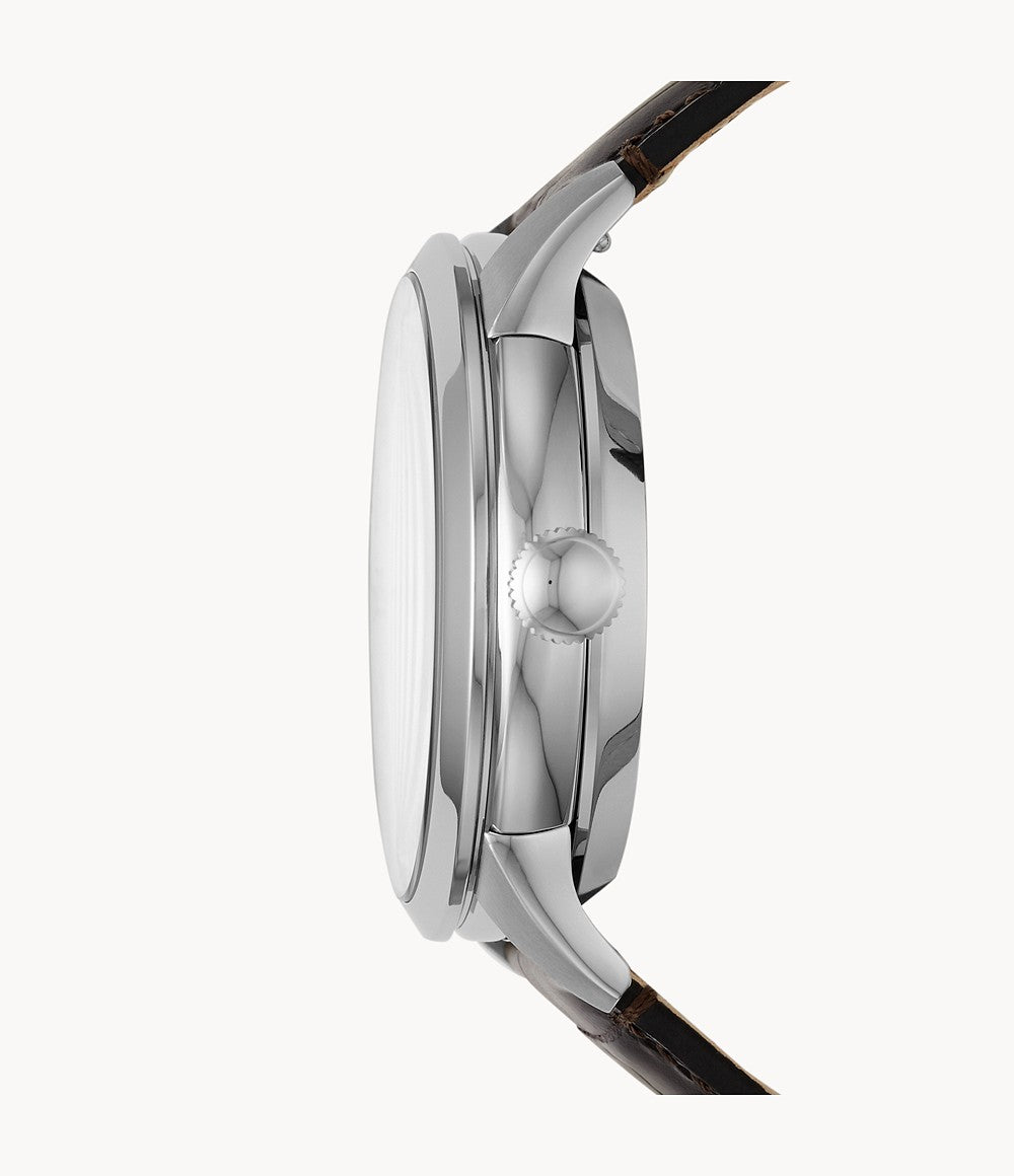 Townsman Automatic Brown Croco Leather Watch