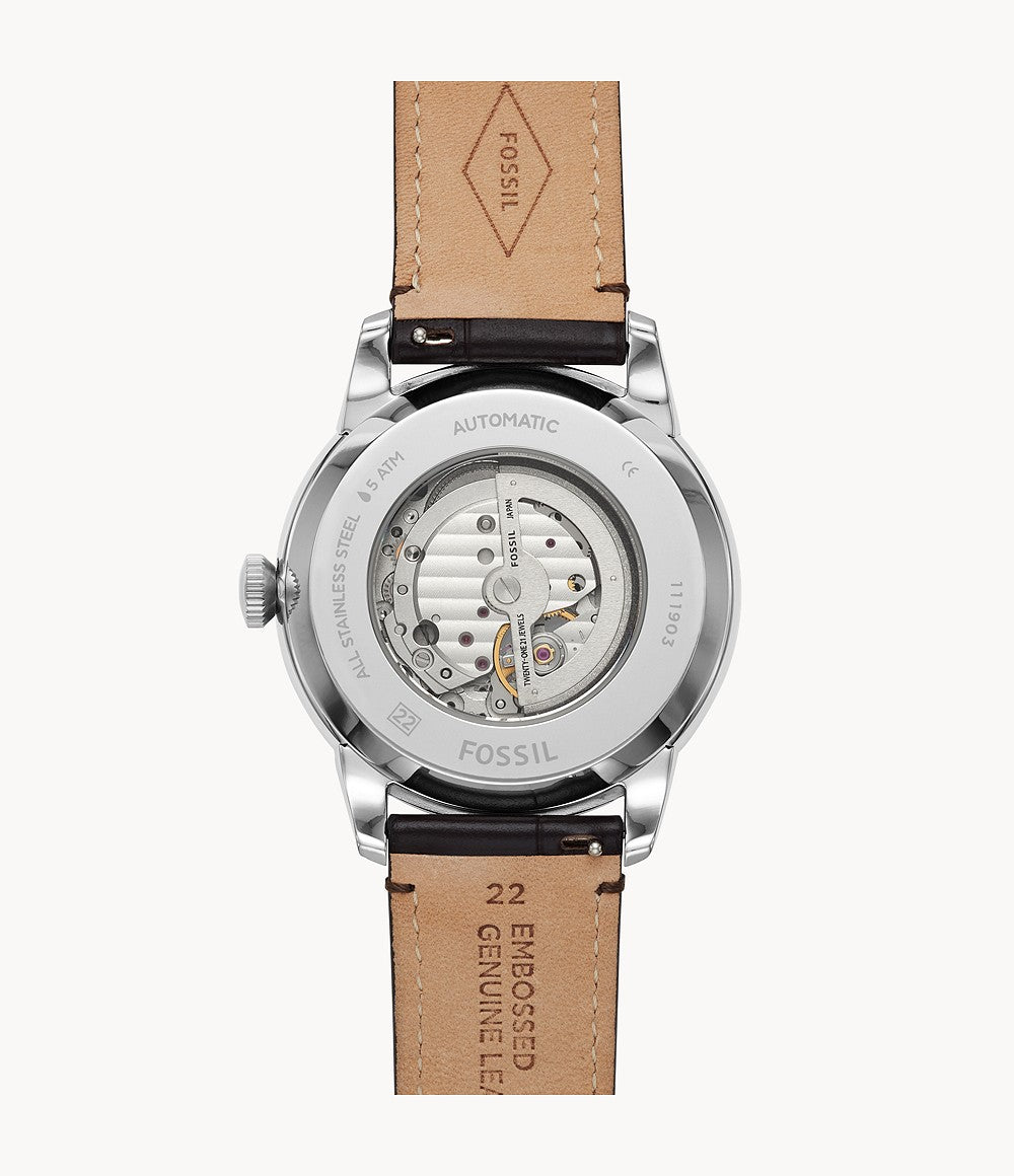 Townsman Automatic Brown Croco Leather Watch