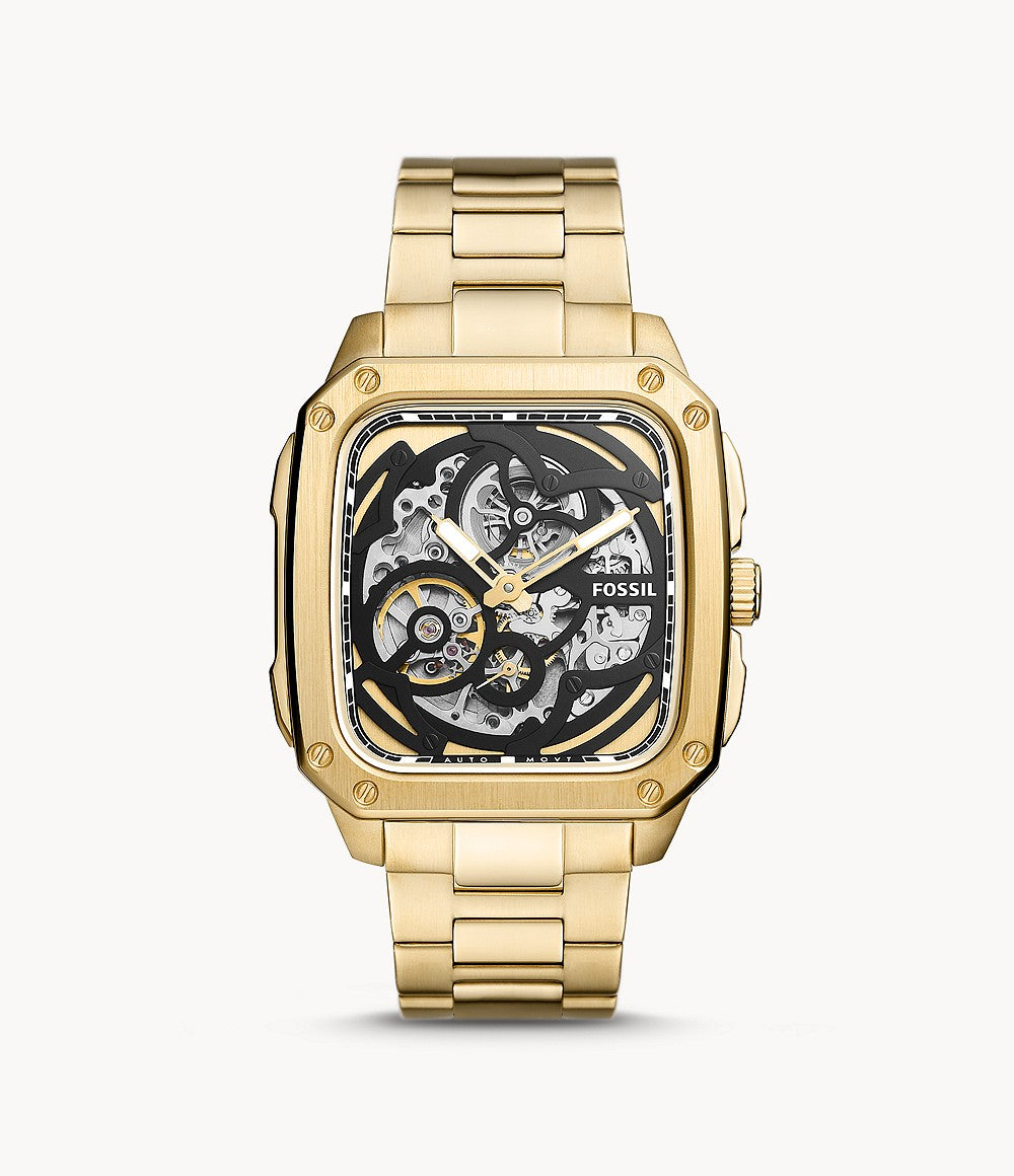 Inscription Automatic Gold-Tone Stainless Steel Watch