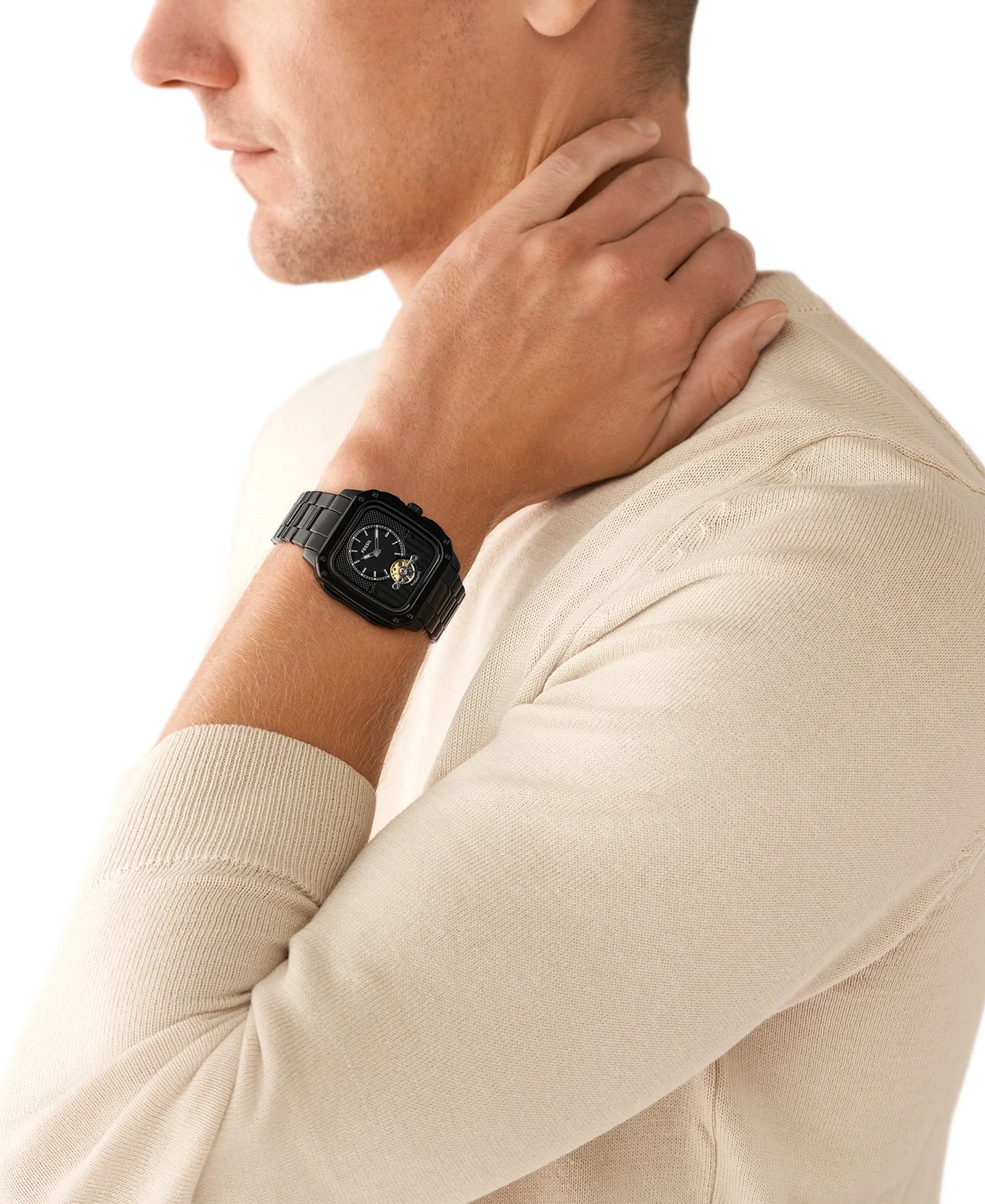 Inscription Automatic Black Stainless Steel Watch