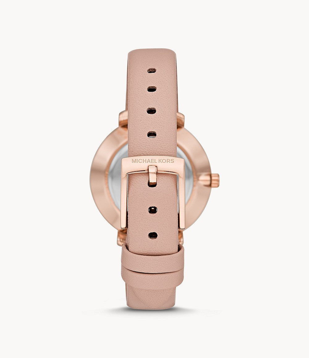 Women's Pyper Two-Hand Pink Leather Watch