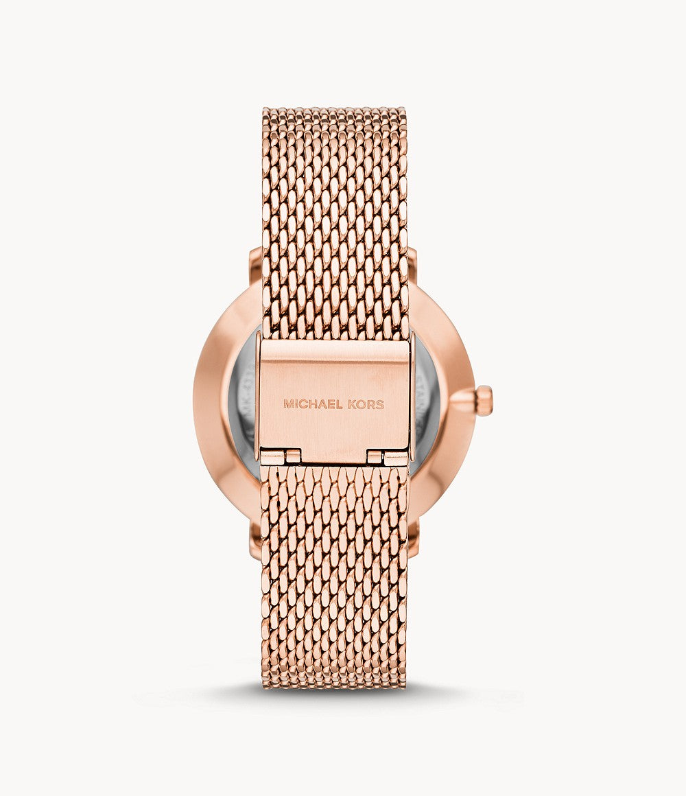 Women's Pyper Three-Hand Rose Gold-Tone Stainless Steel Watch