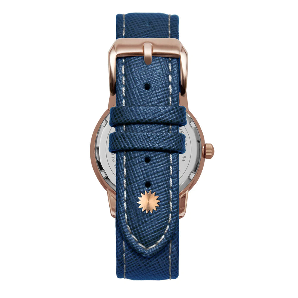 R2 Quartz Classic Blue/Rose Gold/Rose Gold