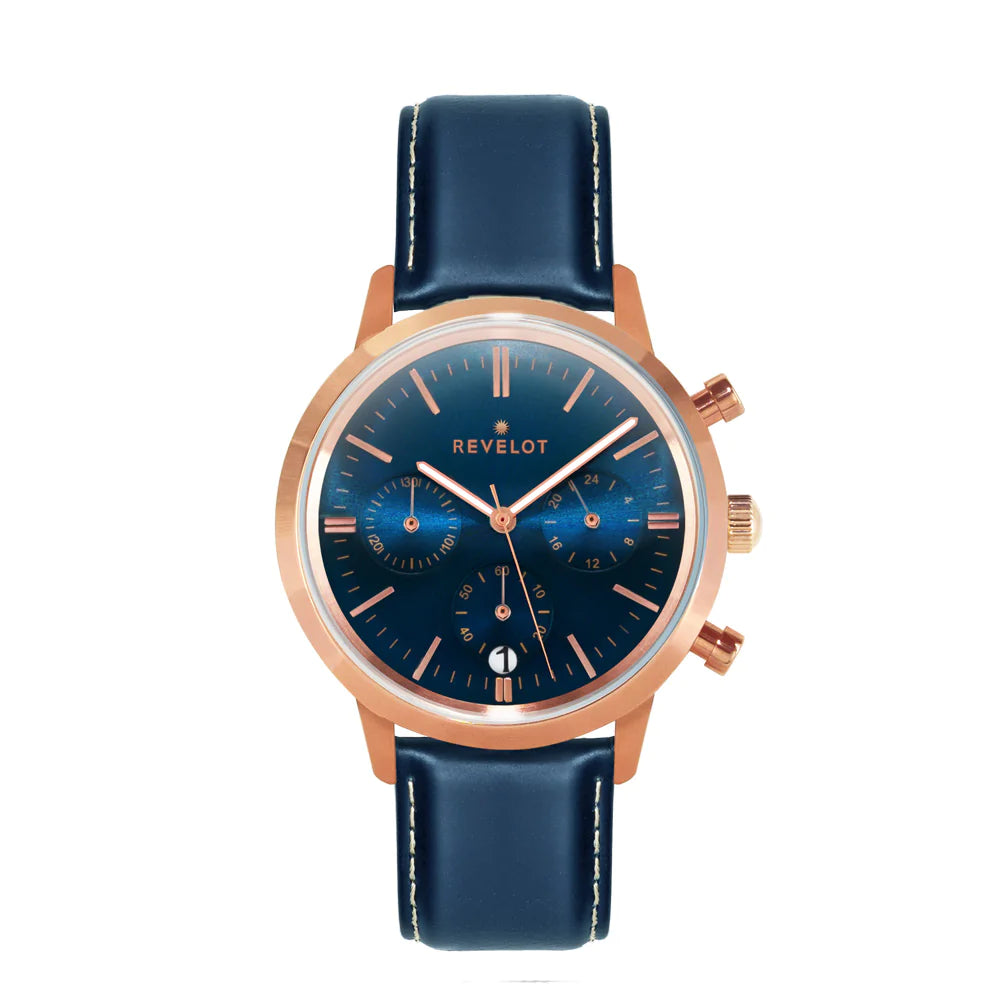 R4 Chrono Women Classic Metallic Blue/Rose Gold/Rose Gold