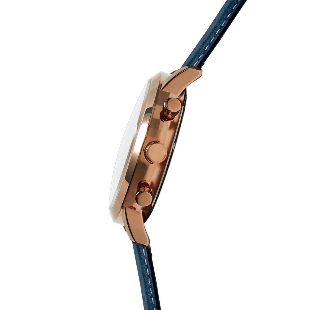 R4 Chrono Women Classic Metallic Blue/Rose Gold/Rose Gold