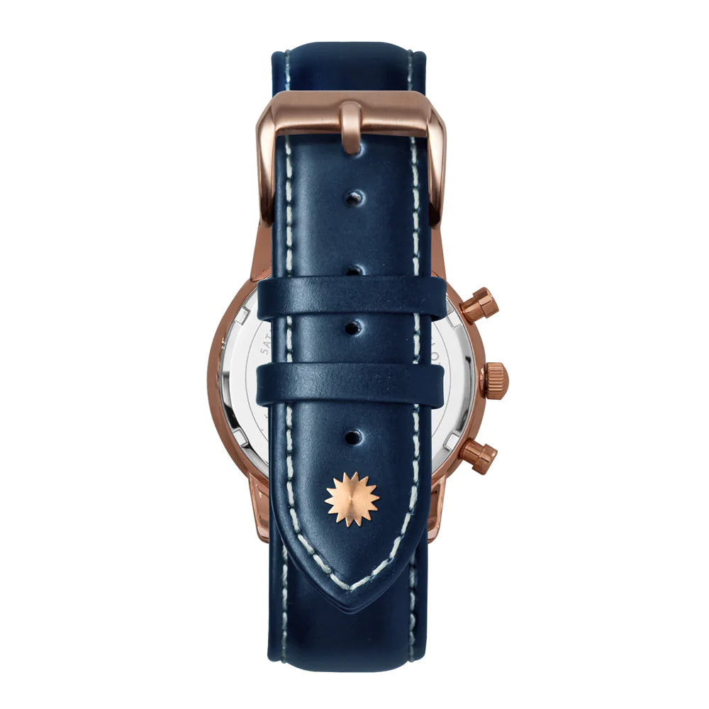 R4 Chrono Women Classic Metallic Blue/Rose Gold/Rose Gold