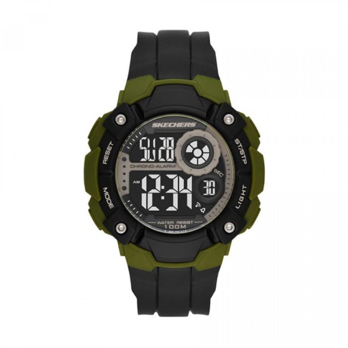 Westlawn Plastic Case Digital Black Silicone Strap Watch