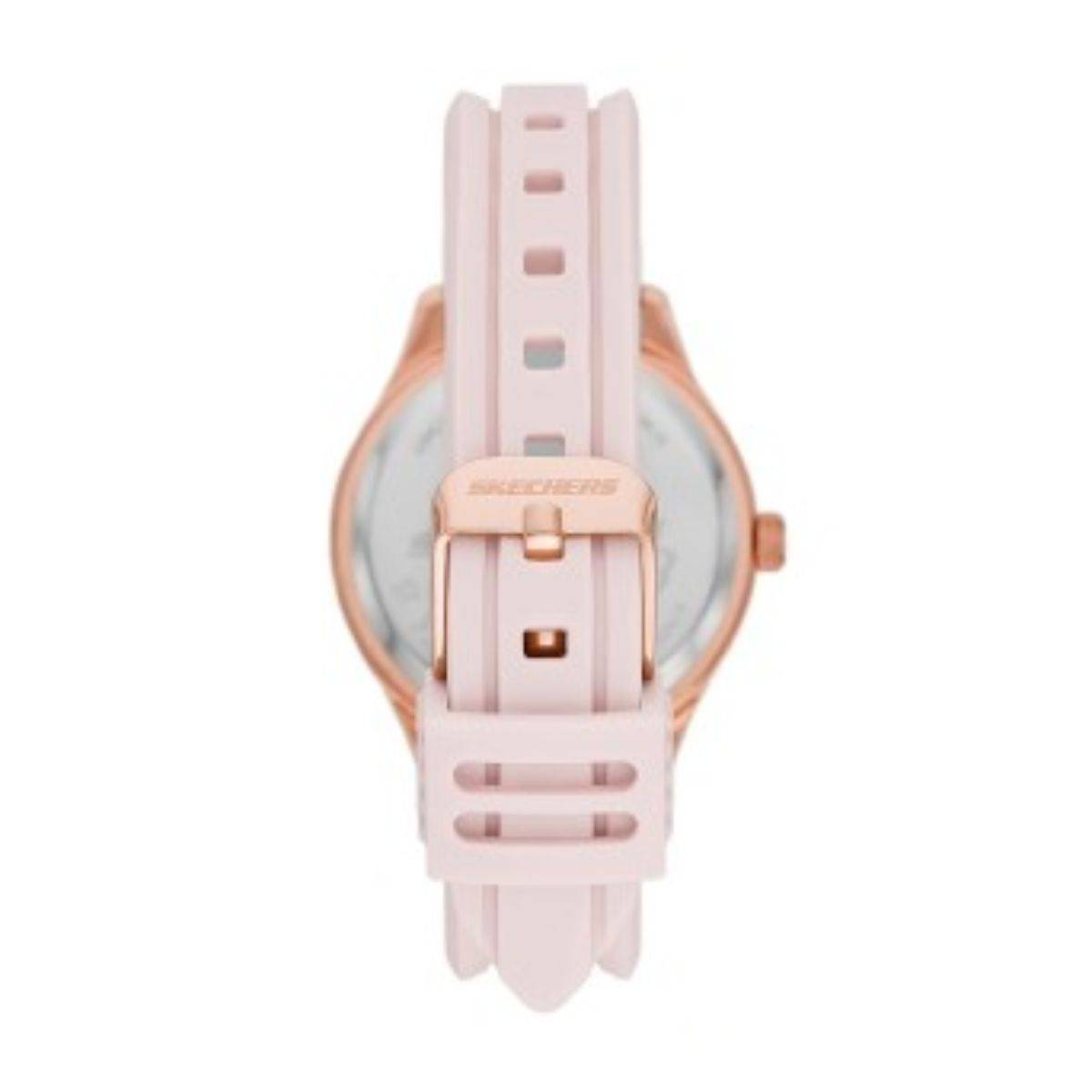 Quartz Rose Gold-Tone Dial Pink Watch + Bracelet Gift Set
