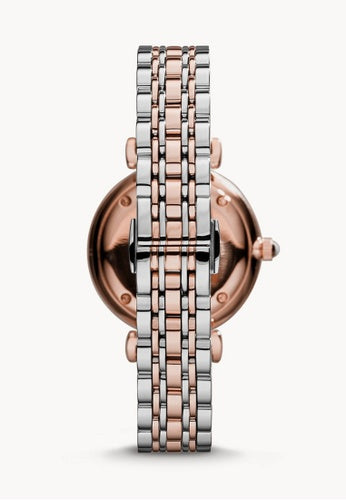 Two-Hand Two-Tone Stainless Steel Watch