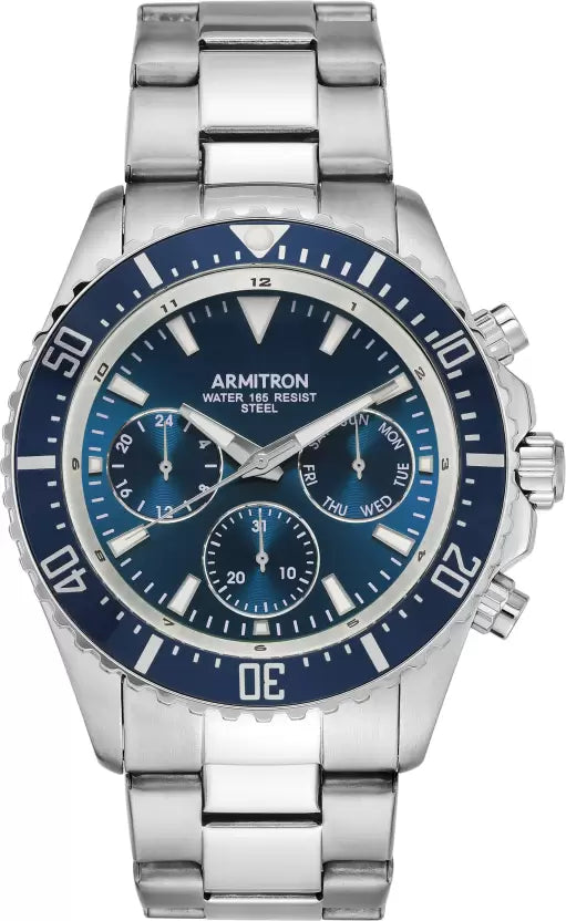 Armitron Multi Function Watch Silver (52mm) 20-5351NVSV