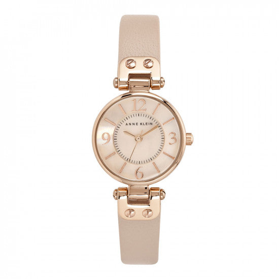 Blush Leather Strap Watch With Mother Of Pearl Dial Watch 10-9442RGLP